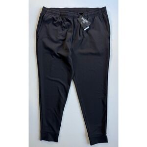 RHONE‎ Spar Jogger Pant Mens 2XL Black Activewear Stretch Casual Comfort